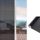 Black One Way Vision Perforated Tint Car Window Graphics Privacy Film