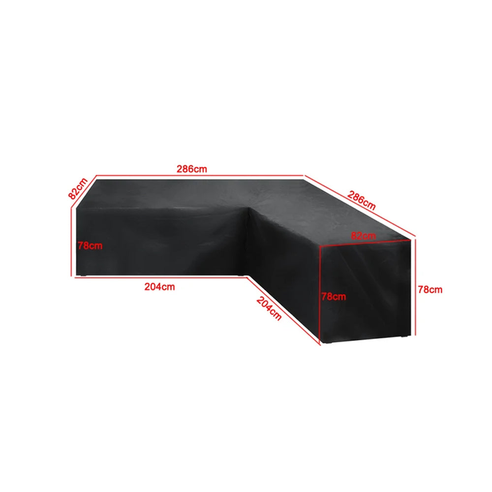 Waterproof L-Shape Outdoor Furniture Cover Waterproof Outdoor Sectional Cover