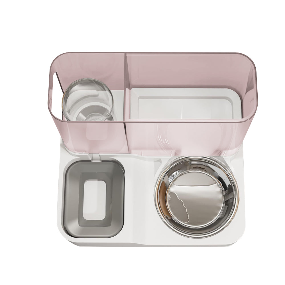 2-in-1 Automatic Feeder Food Water Dispenser