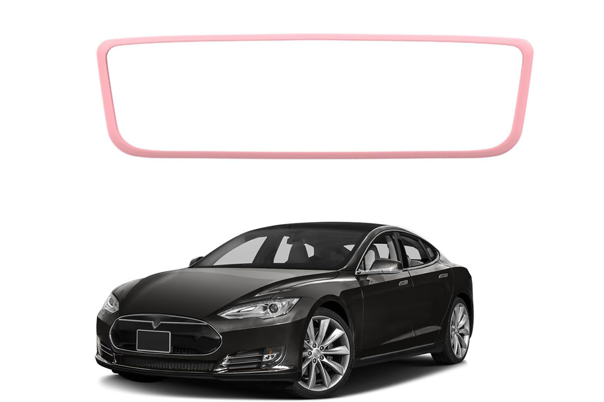 2PCS Car Rear View Mirror Protector Frame Silicone Auto Rearview Edge Protection Cover For Model 3 Model Y