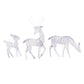 3PCS Christmas Reindeer Family Outdoor Lighted Decorations