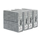 4Pcs Bed Sheet Organizer and Storage Foldable Organizer Closet -Gray Stripes