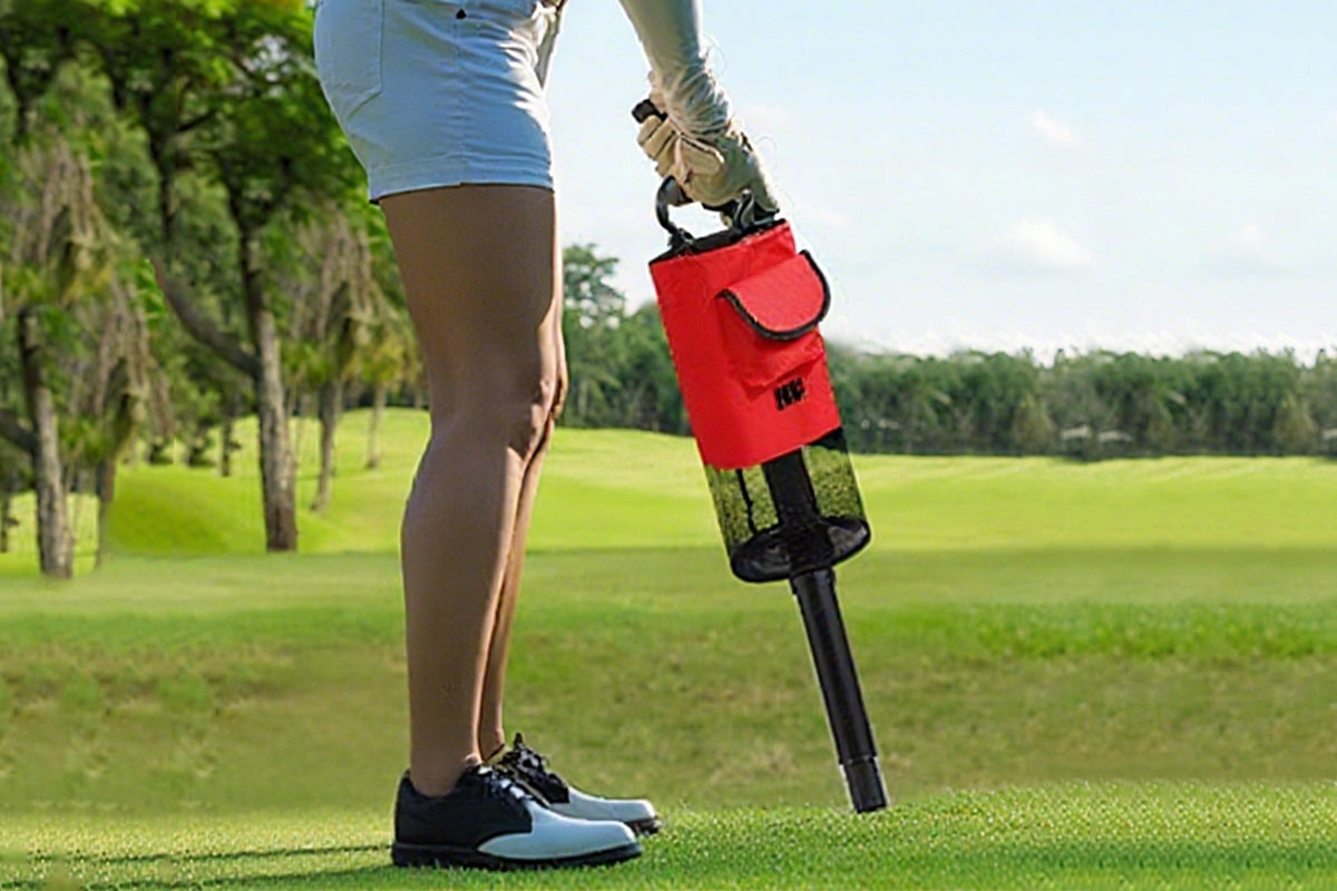 Golf Ball Retriever Portable Pocket Shag Bag Can Hold Up to 70 Balls