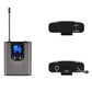 Wireless Lavalier Microphone with UHF System for Clear Audio Recording
