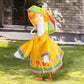 58 cm Raincoat Set for Garden Goose Statue with Rain Hat and Umbrella