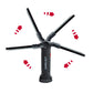 2Pcs LED Rechargeable Work Light with Adhesive Base and 360 Degree Rotation