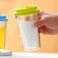 Double Walled Glass Coffee Mug Drinking Coffee Cup with Silicone Lid