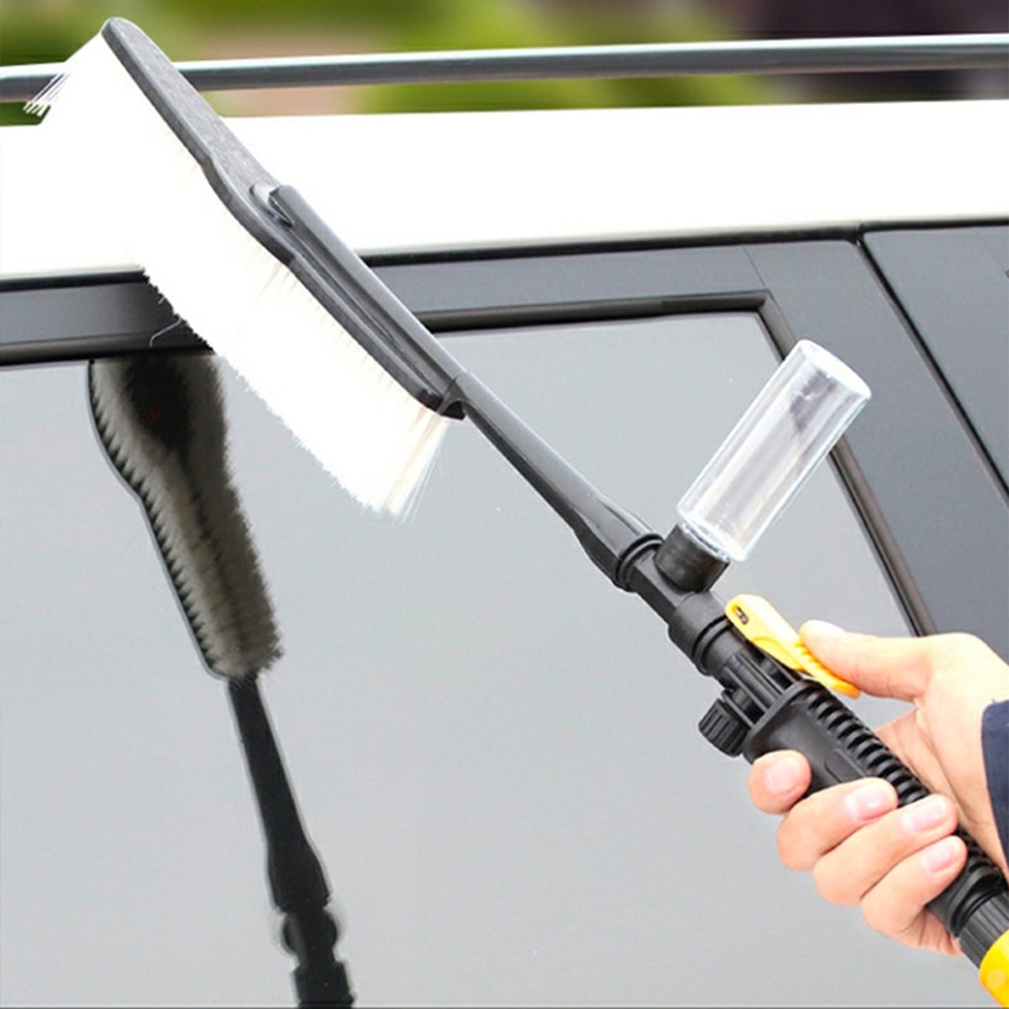 2Pcs 50mL Tee Bubble Bottle High-Pressure Power Car Washer Spray Nozzle Gun Bottle Accessory