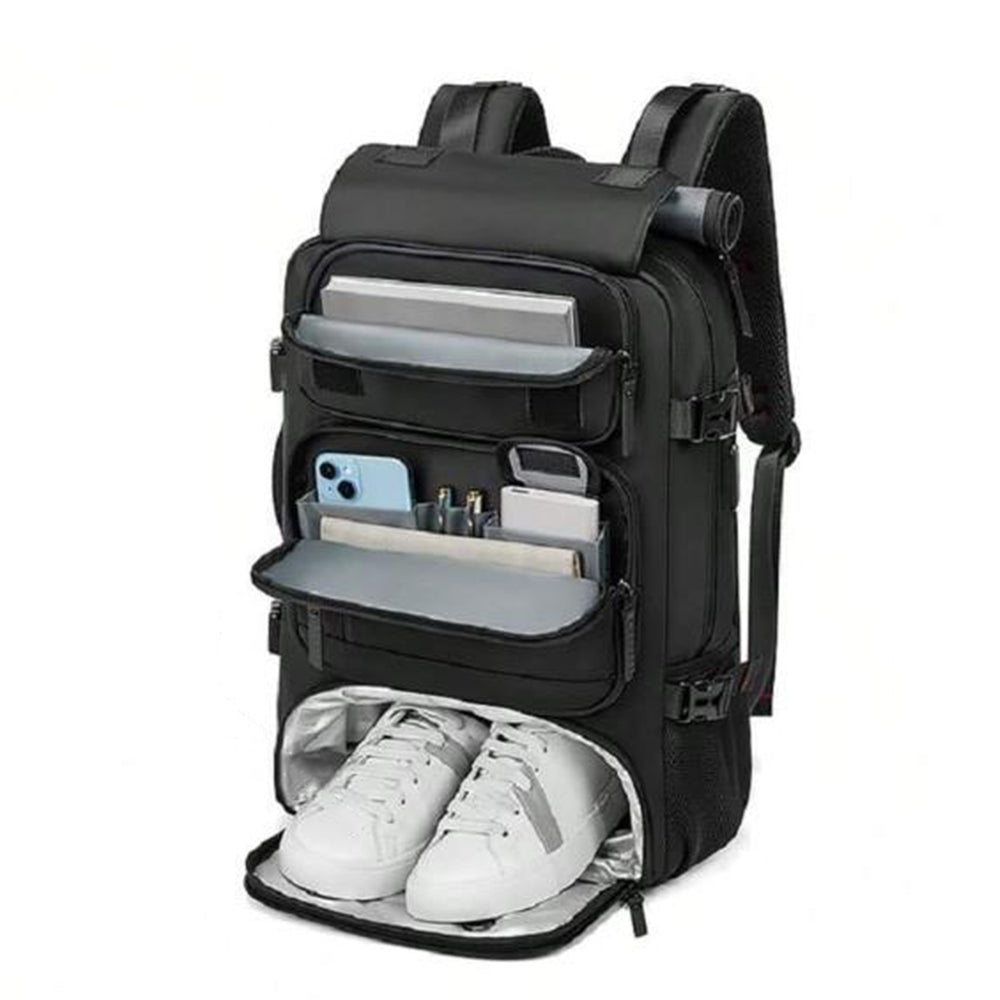 Travel Carry-On Convertible Backpack with Shoe Compartment
