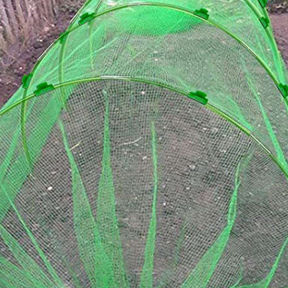 85Pcs Set Garden Netting Kit for Raised Beds Fiberglass Garden Hoops Bird Barrier Protection