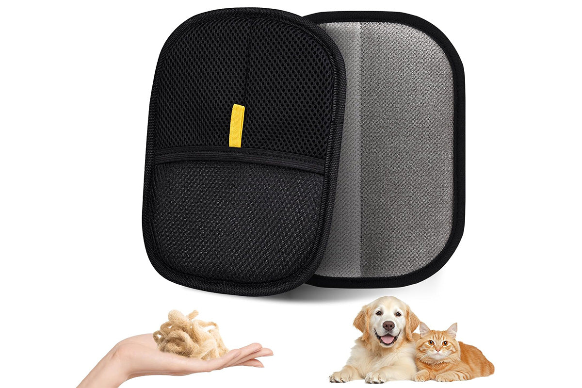 2Pcs Pet Hair Remover Glove Electrostatic Removal Glove for Dog Cat Fur Reusable