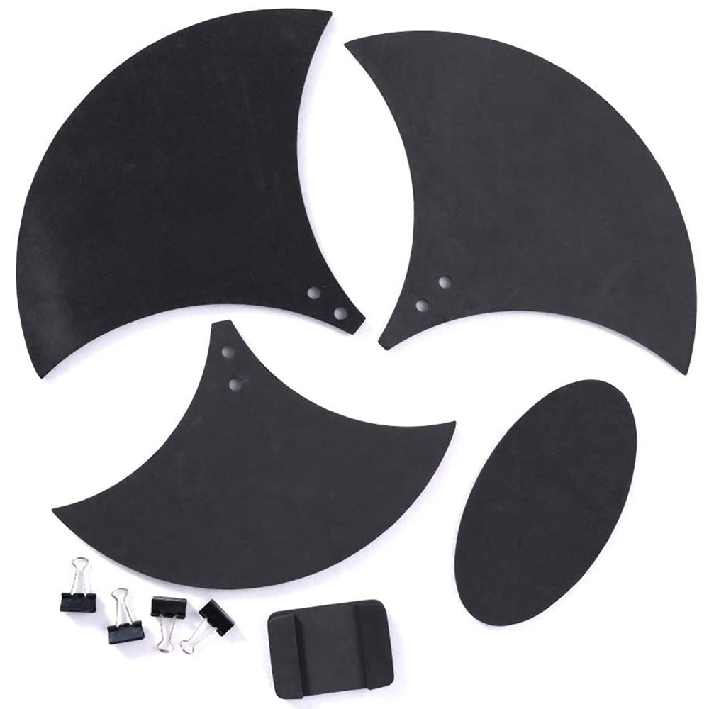 10Pcs Drum Mute Pads Silencer Drumming Practice Rubber Foam Pad Silencer Rubber Kit