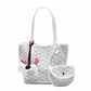 Women's Goyard Inspired Tote Bag with Wallet