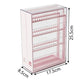 2-Tier Jewelry Organizer with Pull Out Drawer Earring Storage Box Display Case for Earrings Necklace Rings Studs