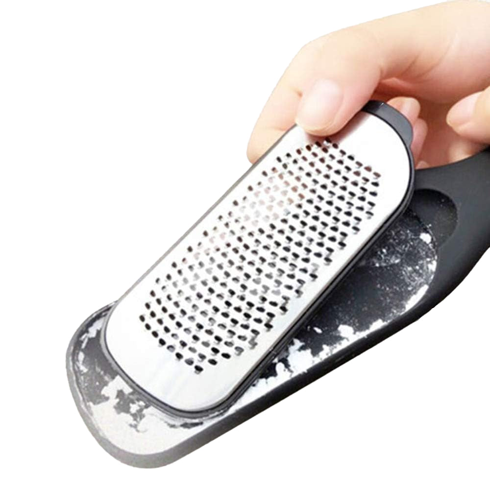 2Pcs 2-Side Security Metal Foot File Pedicure Callus Remover Tool