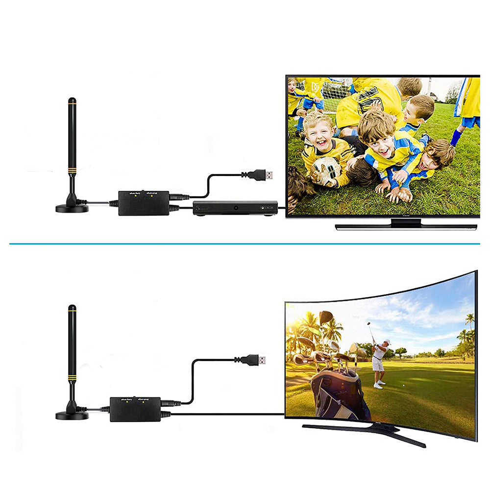 Digital TV Antenna Long Range HD TV Antenna HDTV Amplifier Signal Booster