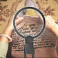 3 in 1 Magnifying Glass with Light Rechargeable Neck Mount for Reading