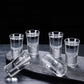 12 PCS Heavy Base Shot Glasses 30ml Thickened Glass Tumbler for Whiskey Vodka Tasting