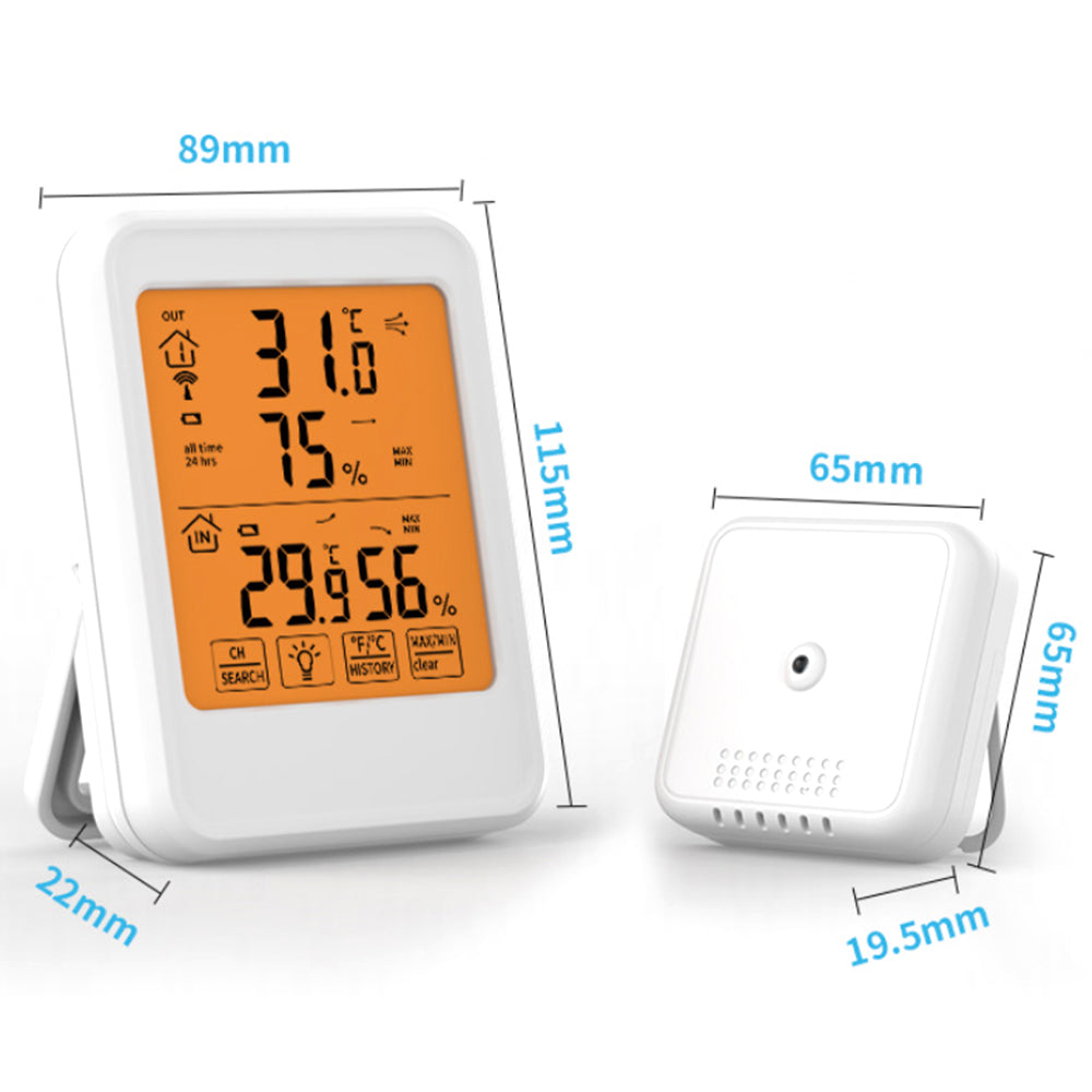 Indoor LCD Digital Thermometer Humidity Meter