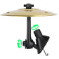 Car Air Vent Mini Drum Cymbal Set with Drum Stick Musical Gadget for Drummers