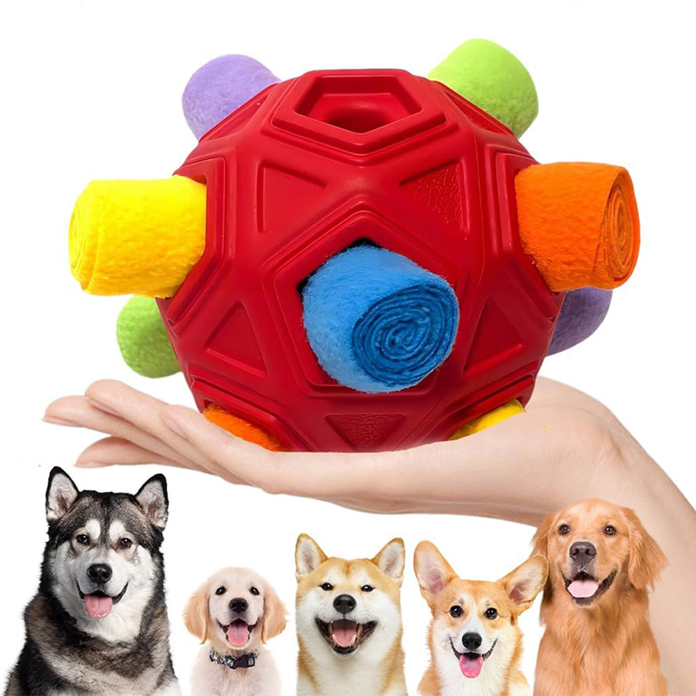 Dog Snuffle Ball Slow Feeder Puzzle Toy for Treats