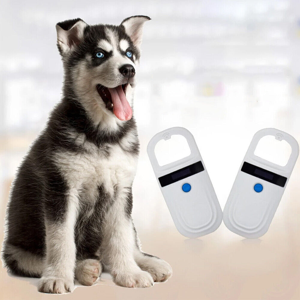 Display Pet Microchip Scanner Portable Handheld Animal Chip Reader Pet Microchip Reader