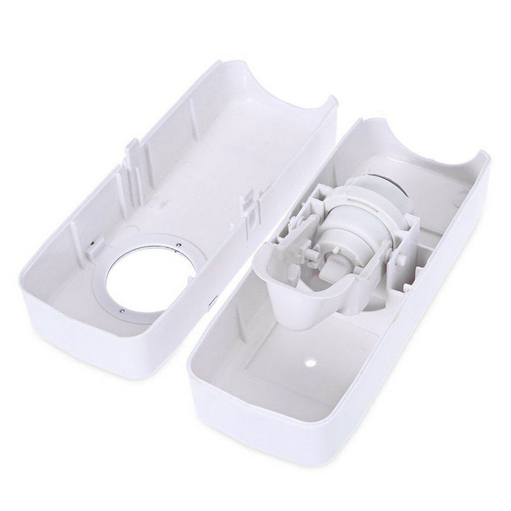 Toothpaste Dispenser and 5 Toothbrush Holder Set Wall Mount Stand