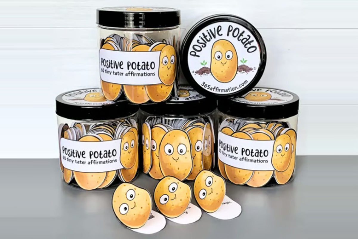 60PCS Positive Pickles Affirmation Cards Jar Motivational Gift for Women and Teens