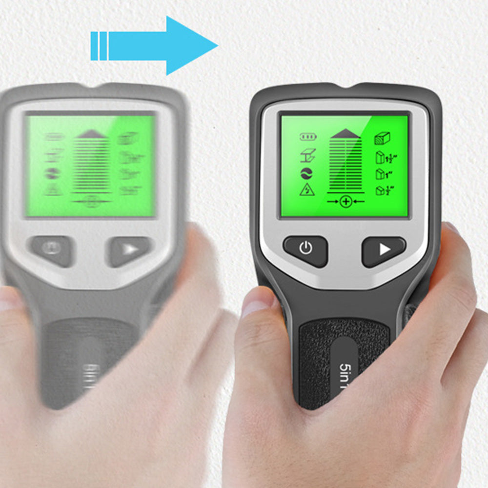 5 in 1 Stud Finder Wall Scanner with 5 Modes and LCD Display Electronic Stud Sensor for Home