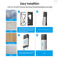 Portable No-Punch Self-Adhesive Doorbell Holder