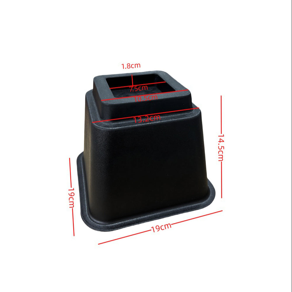 Bed Risers Adjustable Furniture Risers for Dorm Decor Under Bed Storage