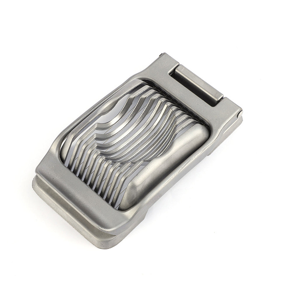 2Pcs Stainless Steel Hard Boiled Egg Slicer