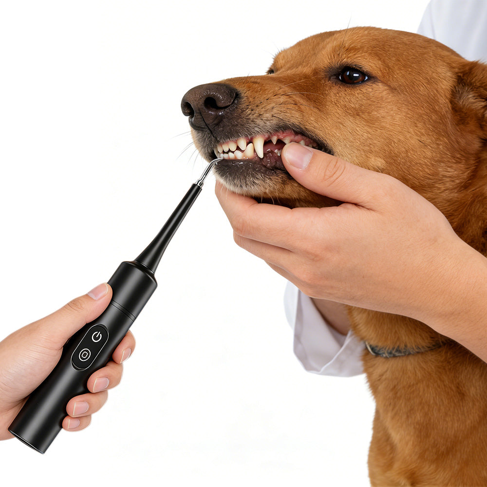 Ultrasonic Dog Tooth Cleaner Kit for Pet Teeth and Gum Care