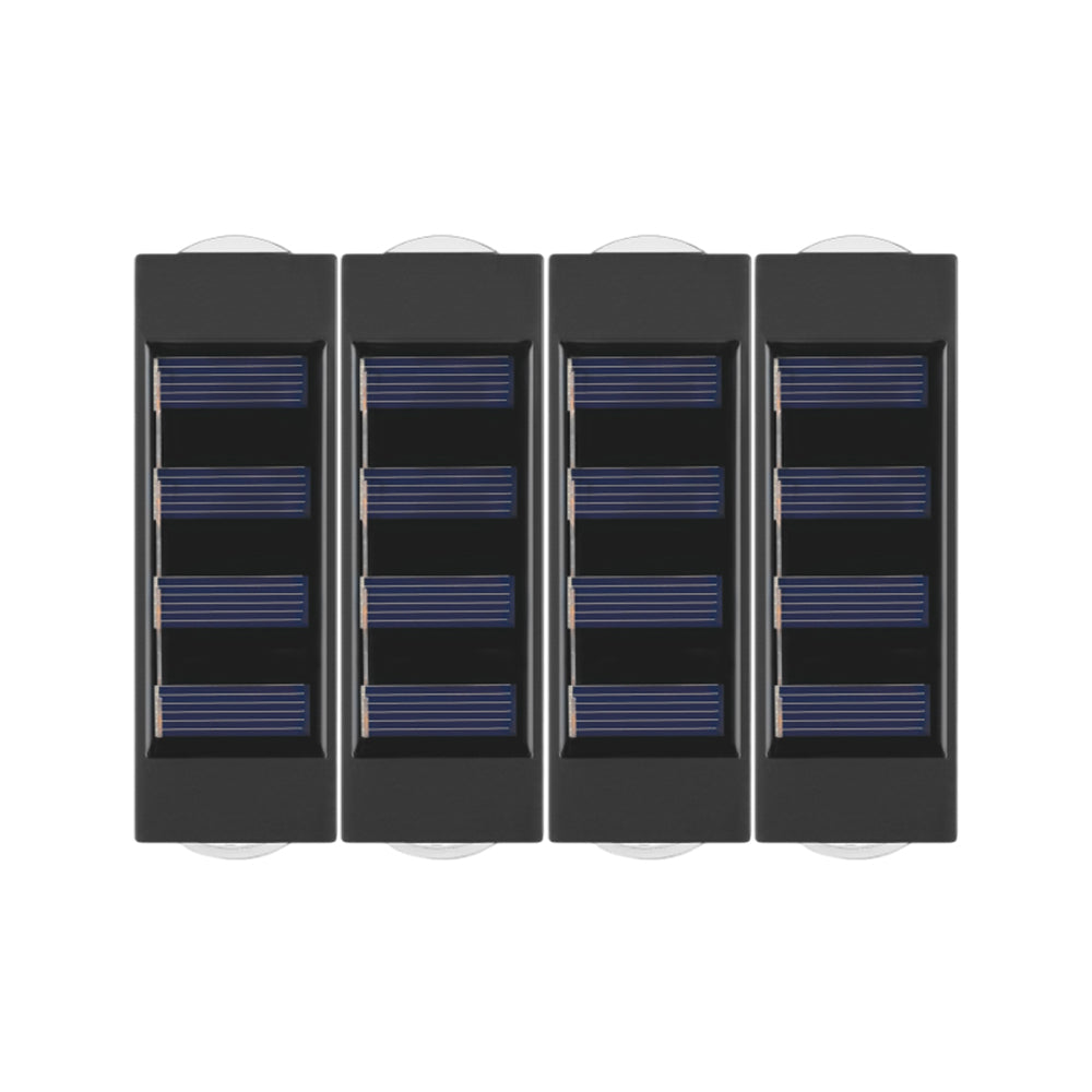 4Pcs Solar UP and Down Illuminate Wall Lamps