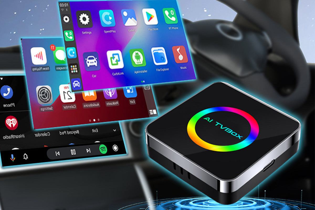 Android 13 Box Wireless CarPlay Android Auto Adapter for Factory Headunits