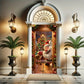 180x90CM Santa Claus Door Cover Christmas Background Cloth Hanging