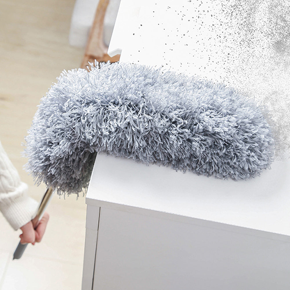 Telescopic Microfiber Ceiling Fan Duster with Bendable Head 250cm Extendable Handle