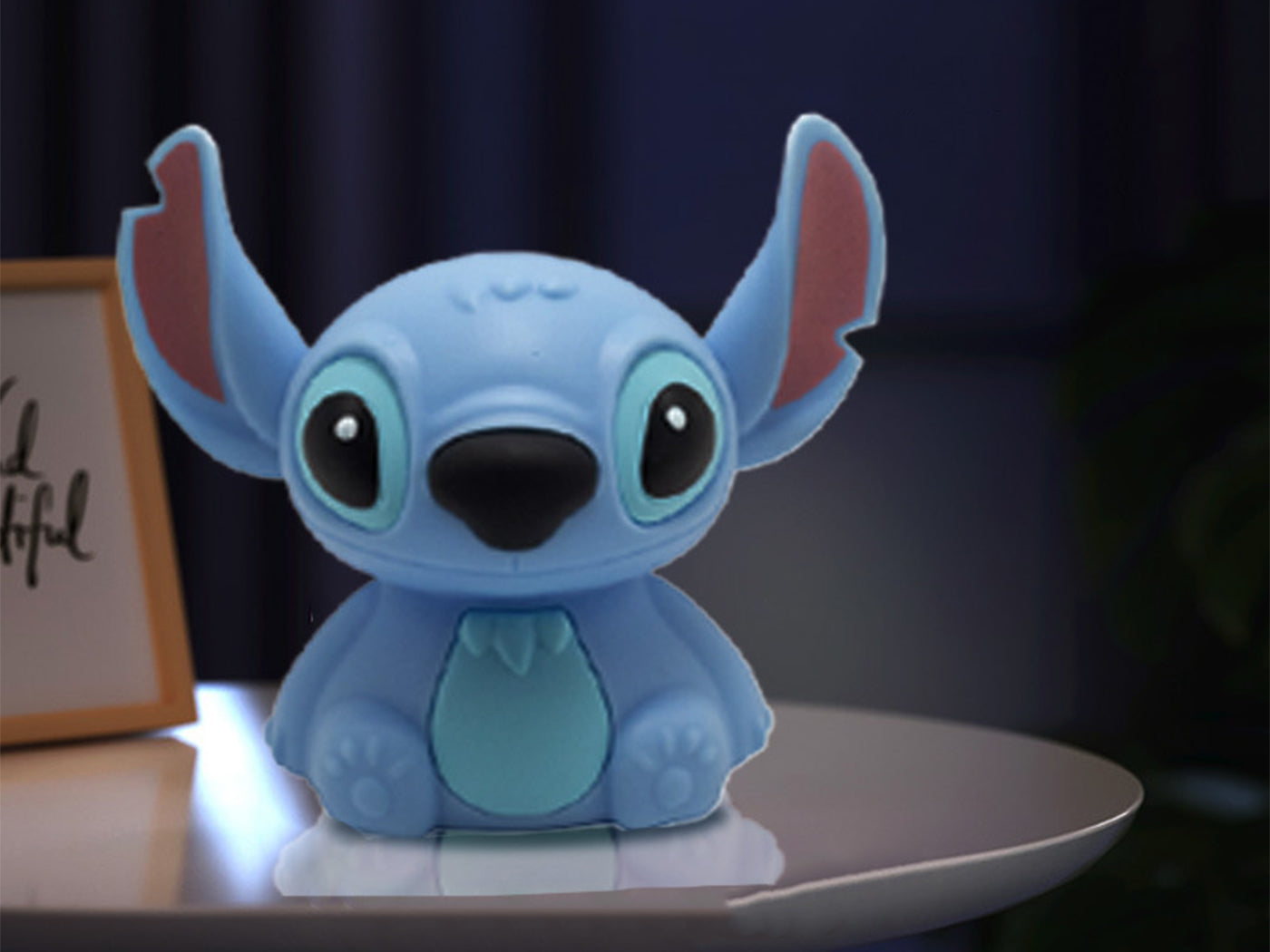 Stitch-Inspired Bedside Table Tap Night Light