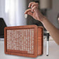 Vault Wooden Cash Saving Box with 1 Erasable Pen-10000