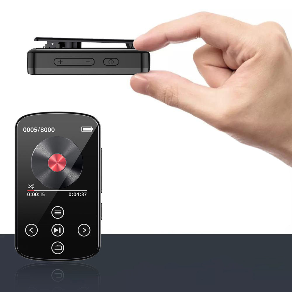 MP3 Player With Bluetooth Clip Music Voice Recorder With Memory Card