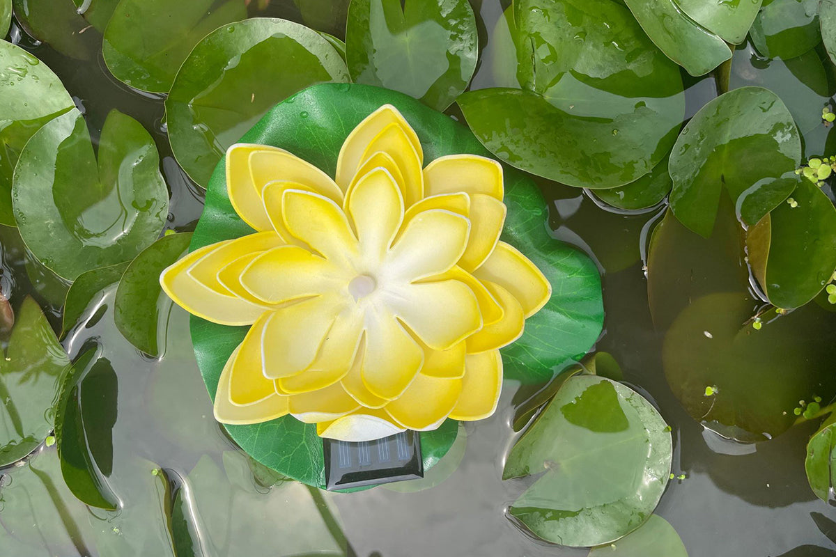 Solar Floating Lotus Light Solar Powered Floating Flower Light