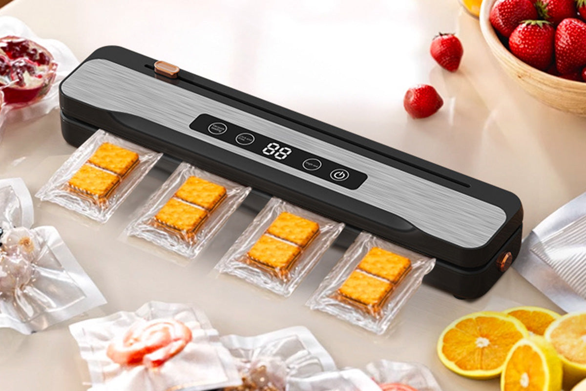 Food Vacuum Sealer Sealing Machine With Cutter Device