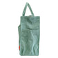Corduroy Tote Bag Zipper Shoulder Bag Corduroy Crossbody Bag Square Handbag