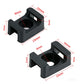 500 PCS Cable Tie Base Nylon Saddle Mount for Wire Management-Black