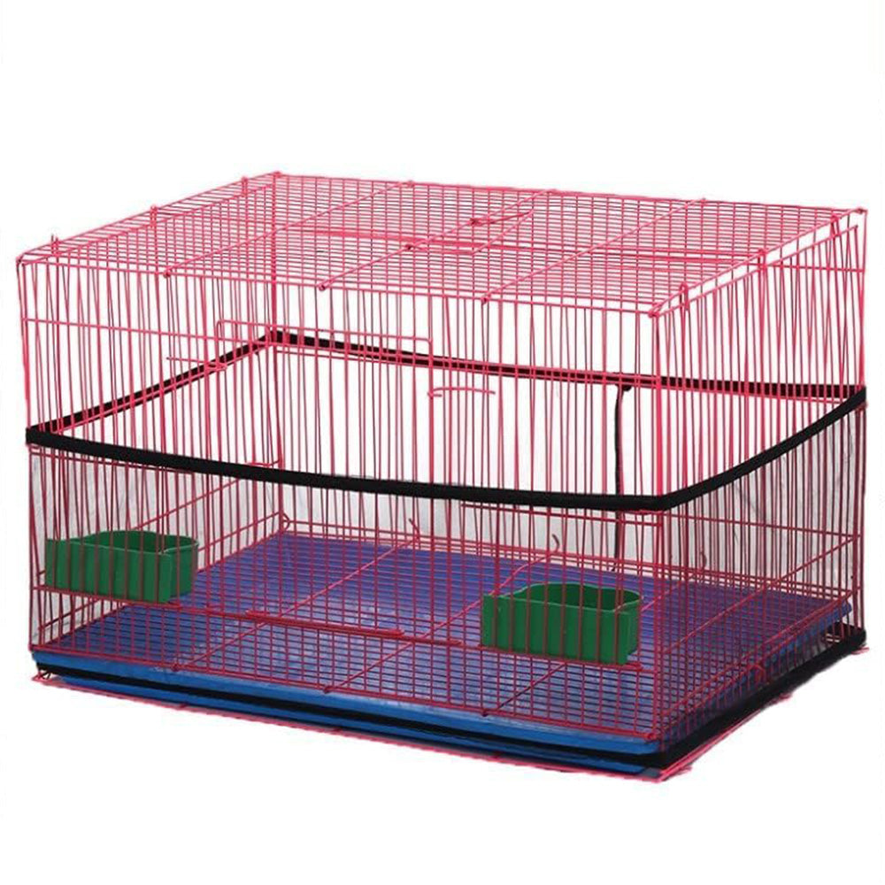 Mesh Cover for Pet Bird Cage Anti-Splash Cover