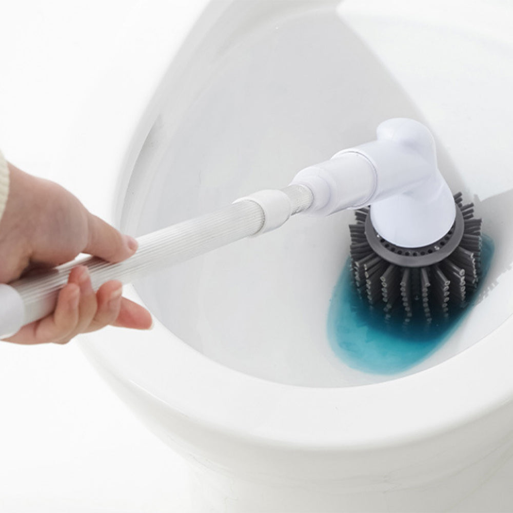 Electric Spin Scrubber Electric Cleaning Brush with 6 Replaceable Brush Heads
