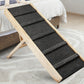 Foldable Adjustable Dog Ramp for Couch and Bed with Non-Slip Carpet Surface