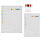 Acrylic Chore Chart Board Clear Dry Erase Checklist Chore Boars For Family Reward Chart