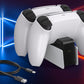 PS5 Controller Charging Station Dual Fast Charge Dock with LED Indicator