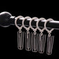 50Pcs 4 Prong Stainless Steel Pinch Pleat Curtain Hooks for Pleated Curtains